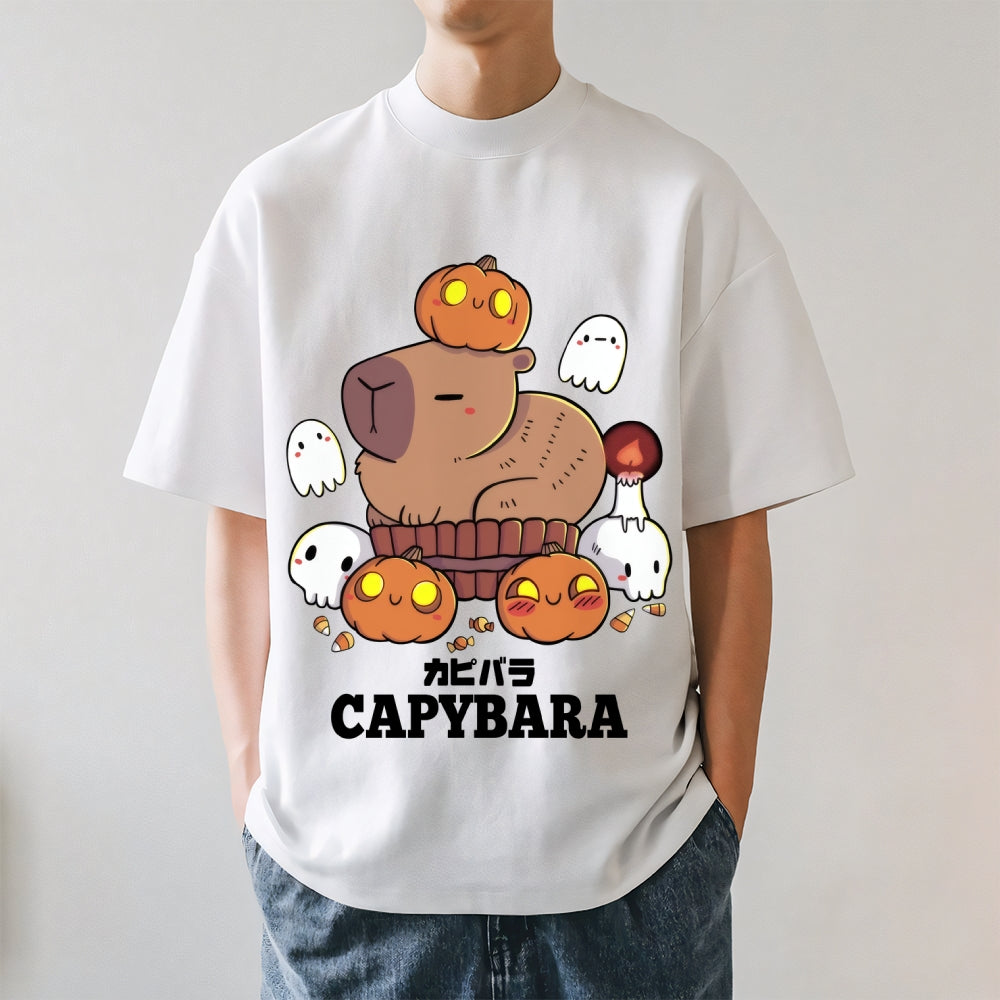 Halloween Capybara Japanese Style Classic Tee