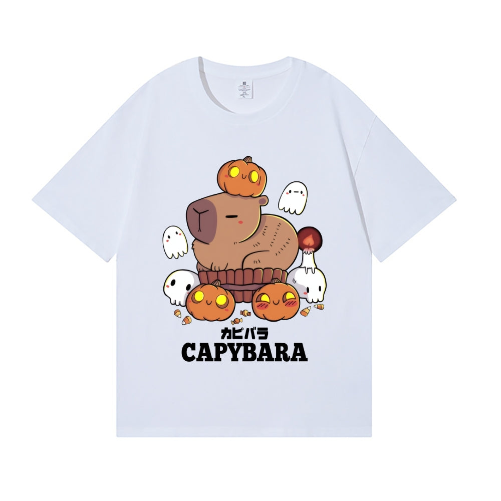 Halloween Capybara Japanese Style Classic Tee
