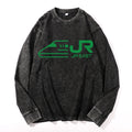 JR East Vintage Cotton Wash Crewneck Long-Sleeve T-Shirt