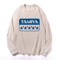 TAMIYA Vintage Cotton Wash Crewneck Long-Sleeve T-Shirt
