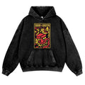Hannya Vintage Washed Thick Cotton Hoodie