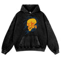 Yokai Vintage Washed Thick Cotton Hoodie