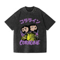 Witch Vintage Wash Japanese Design T-Shirt