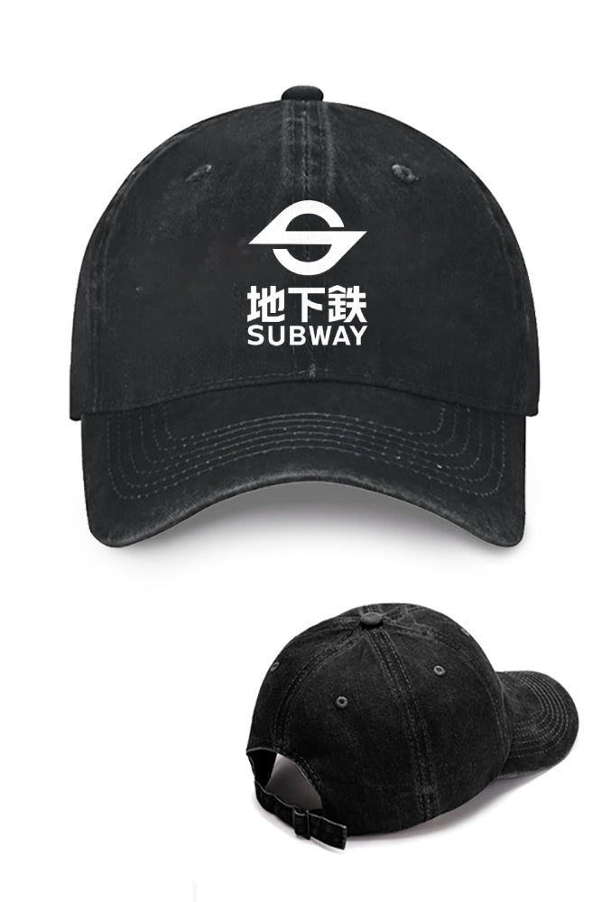 Japan Subway Vintage Cotton Cap