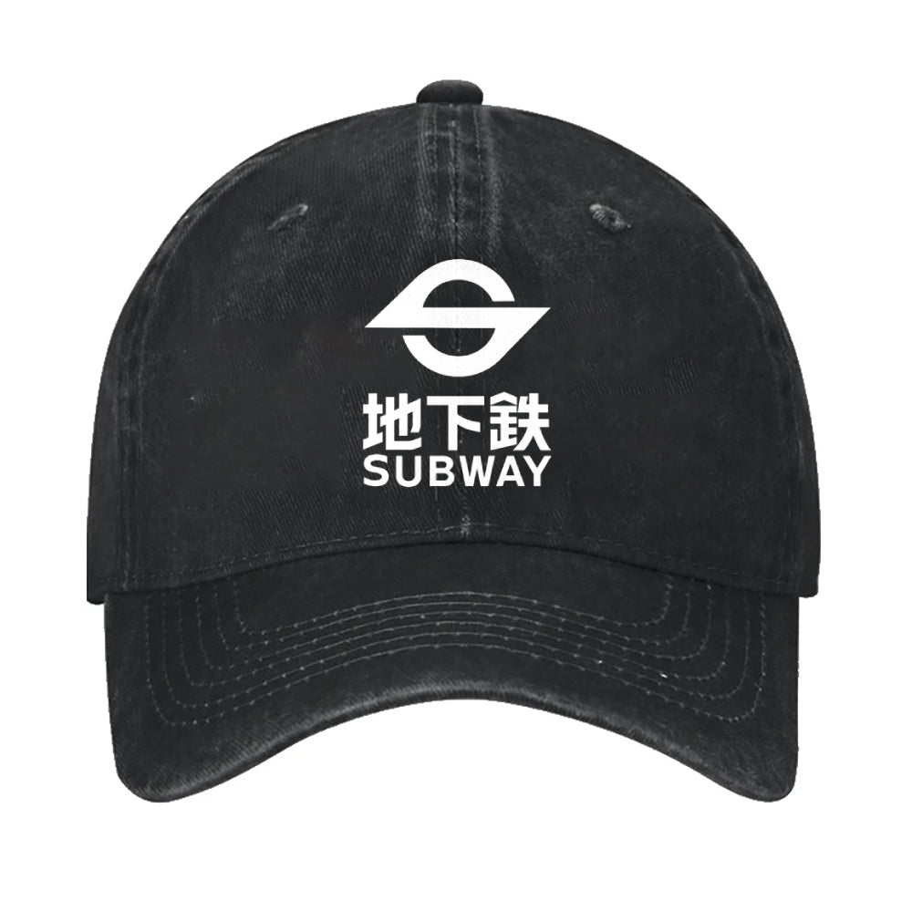 Japan Subway Vintage Cotton Cap