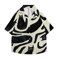 Black Cat Japanese Style Camp Shirt