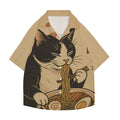 Ramen Cat Japanese Style Camp Shirt