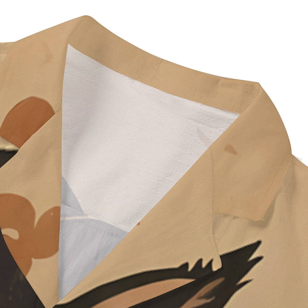 Ramen Cat Japanese Style Camp Shirt