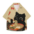 Ramen Cat Japanese Style Camp Shirt