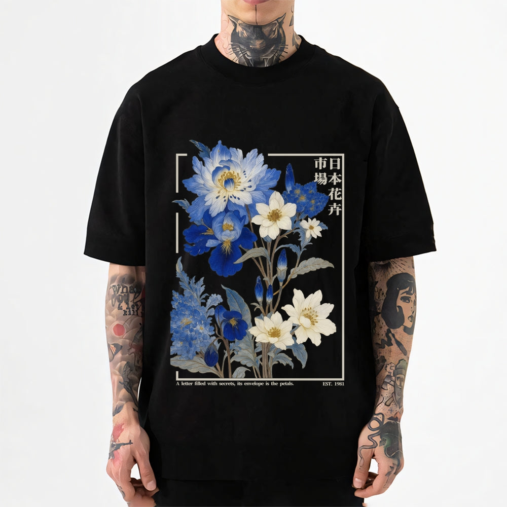 Japan Flower Market Japanese Style Classic Tee