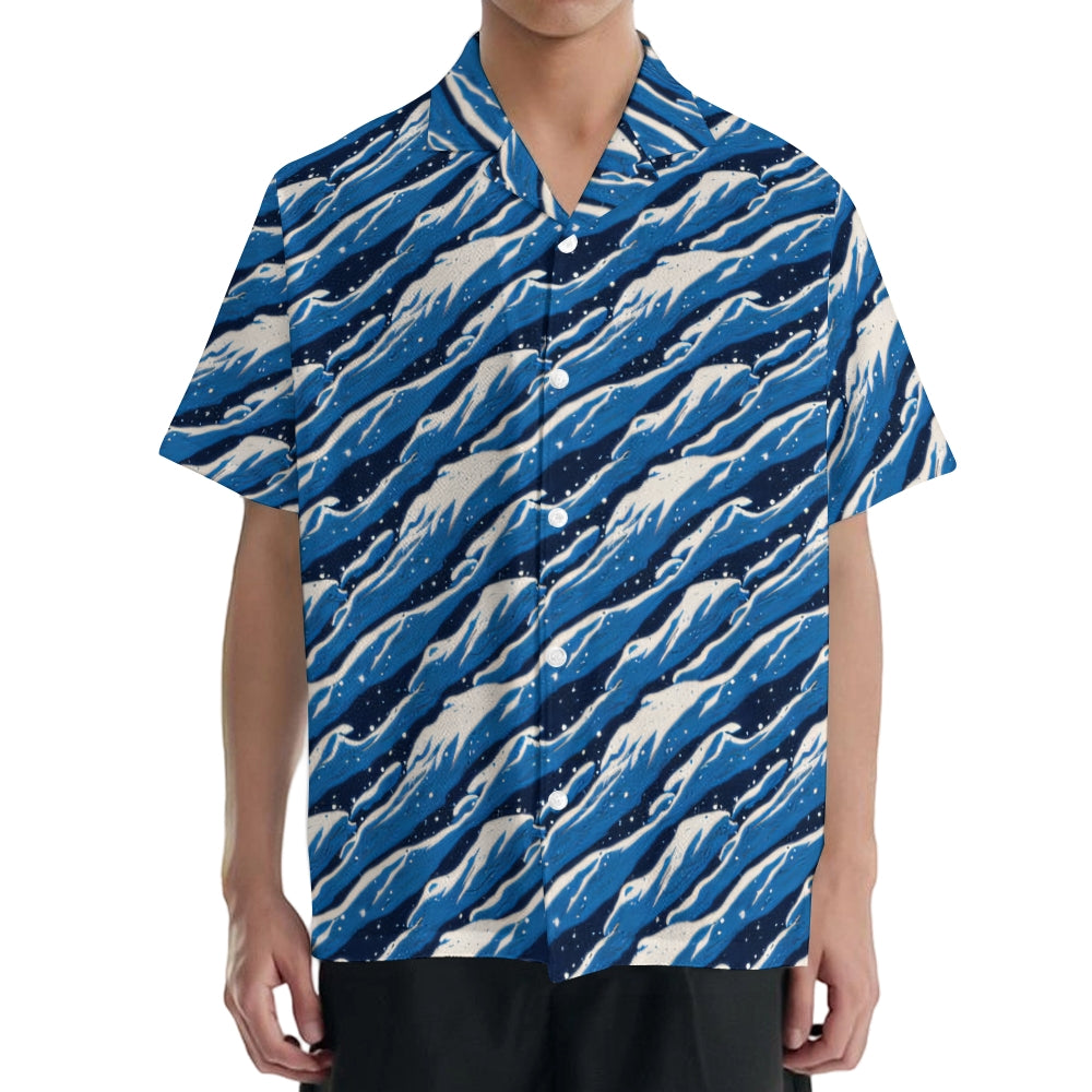 Wave Japanese Style Camp Shirt