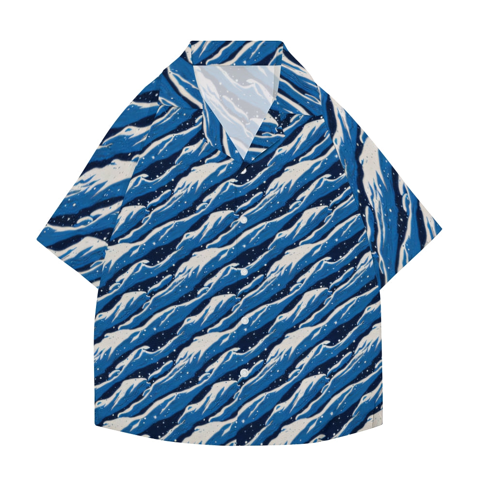 Wave Japanese Style Camp Shirt