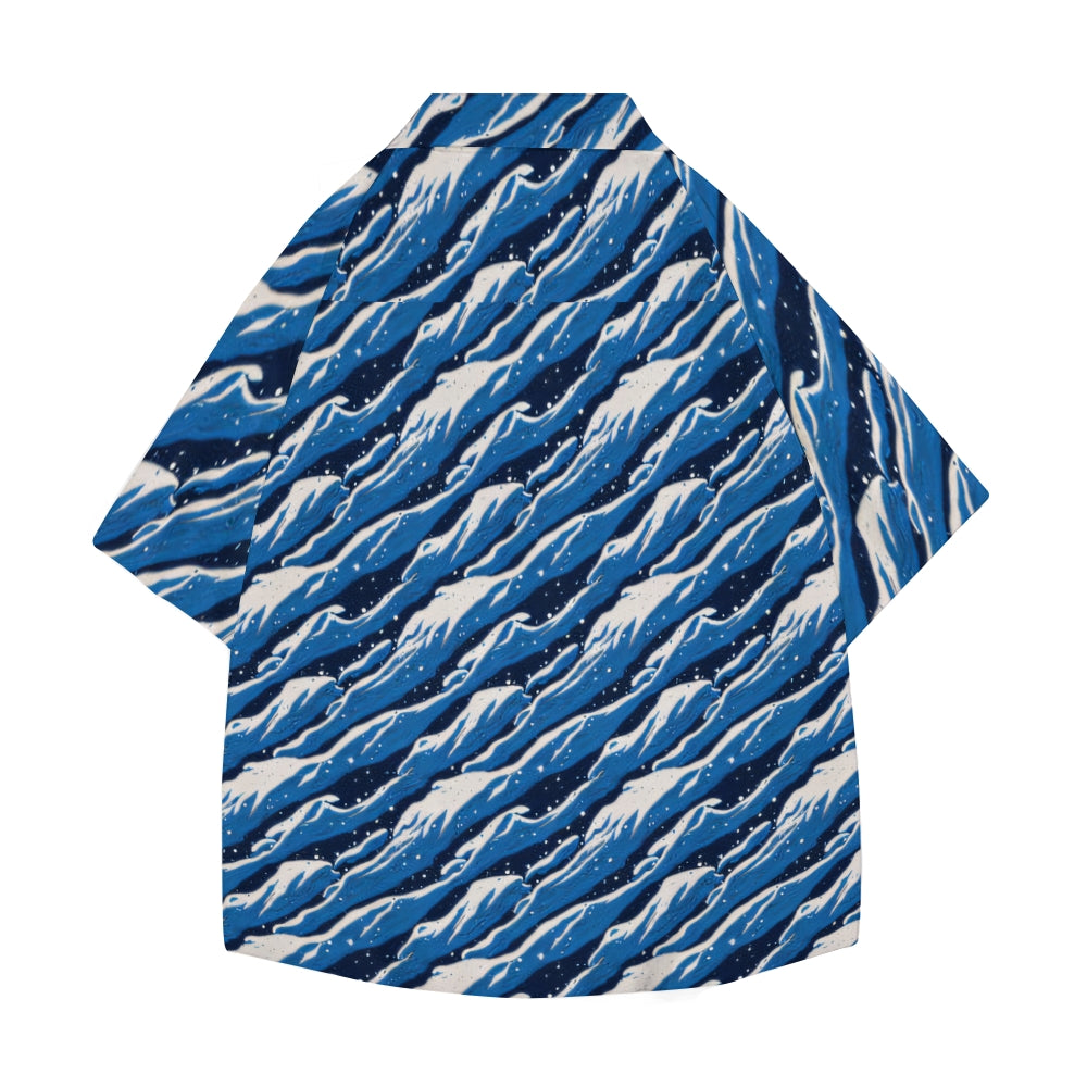 Wave Japanese Style Camp Shirt