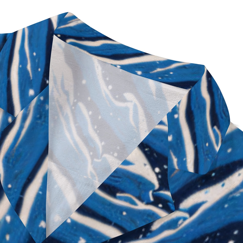 Wave Japanese Style Camp Shirt