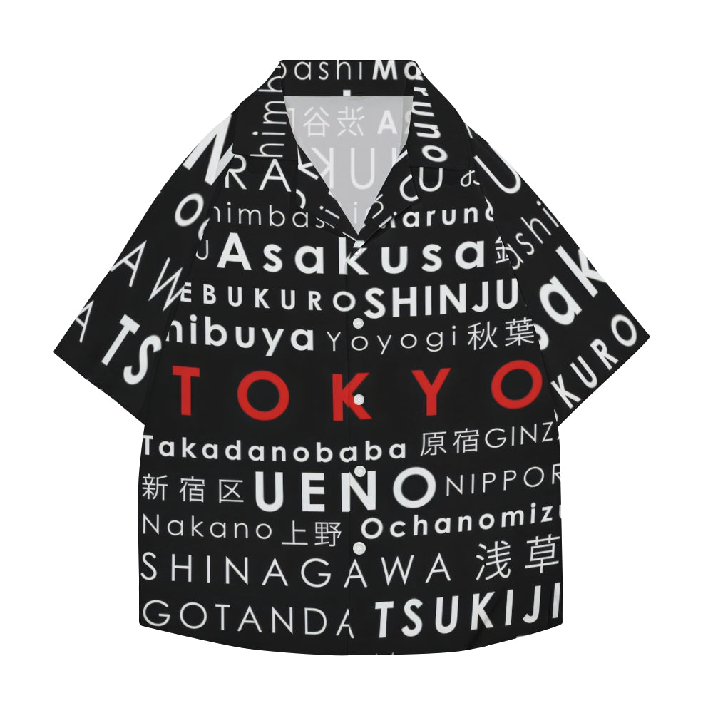 Districts of Tokyo Japanese Style Camp Shirt