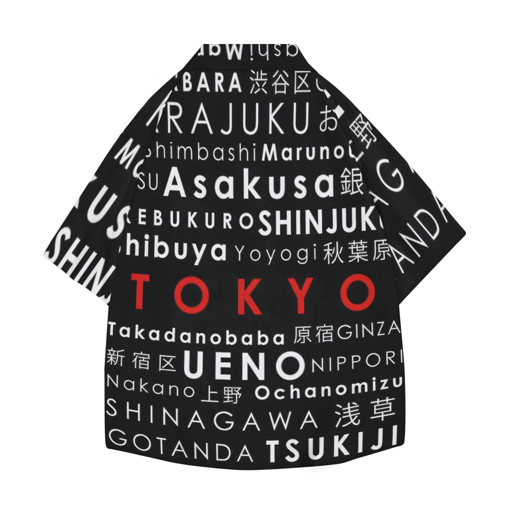 Districts of Tokyo Japanese Style Camp Shirt