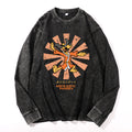 Hong Kong Phooey Vintage Cotton Wash Crewneck Long-Sleeve T-Shirt