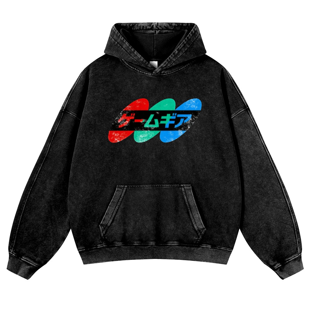 Sega Game Gear Vintage Washed Thick Cotton Hoodie