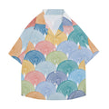 Scallop Japanese Style Camp Shirt