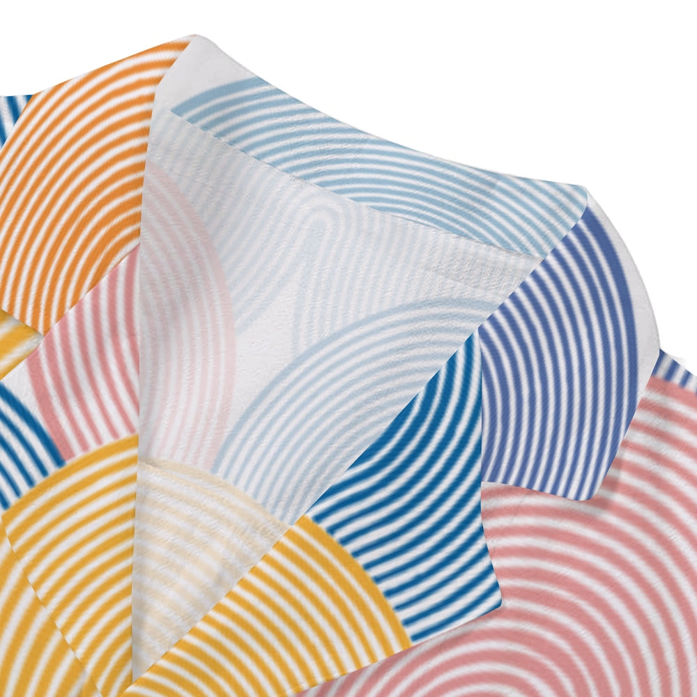 Scallop Japanese Style Camp Shirt