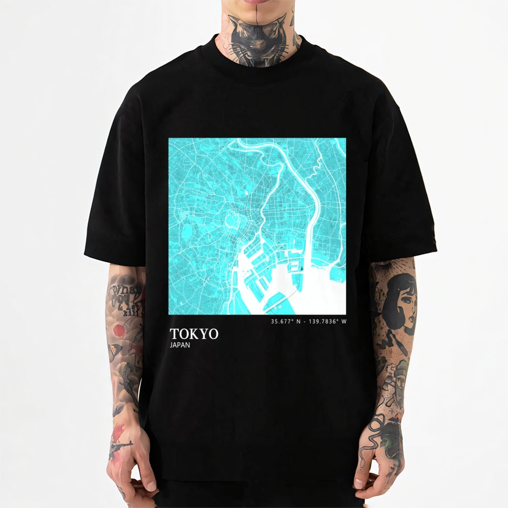 Tokyo City Japanese Style Classic Tee