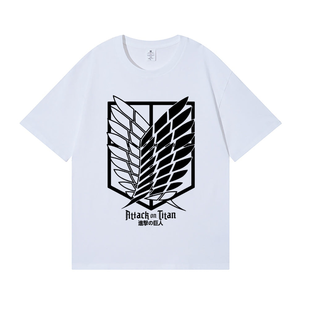 Scout Regiment Emblem Attack Titan Japanese Style Classic Tee