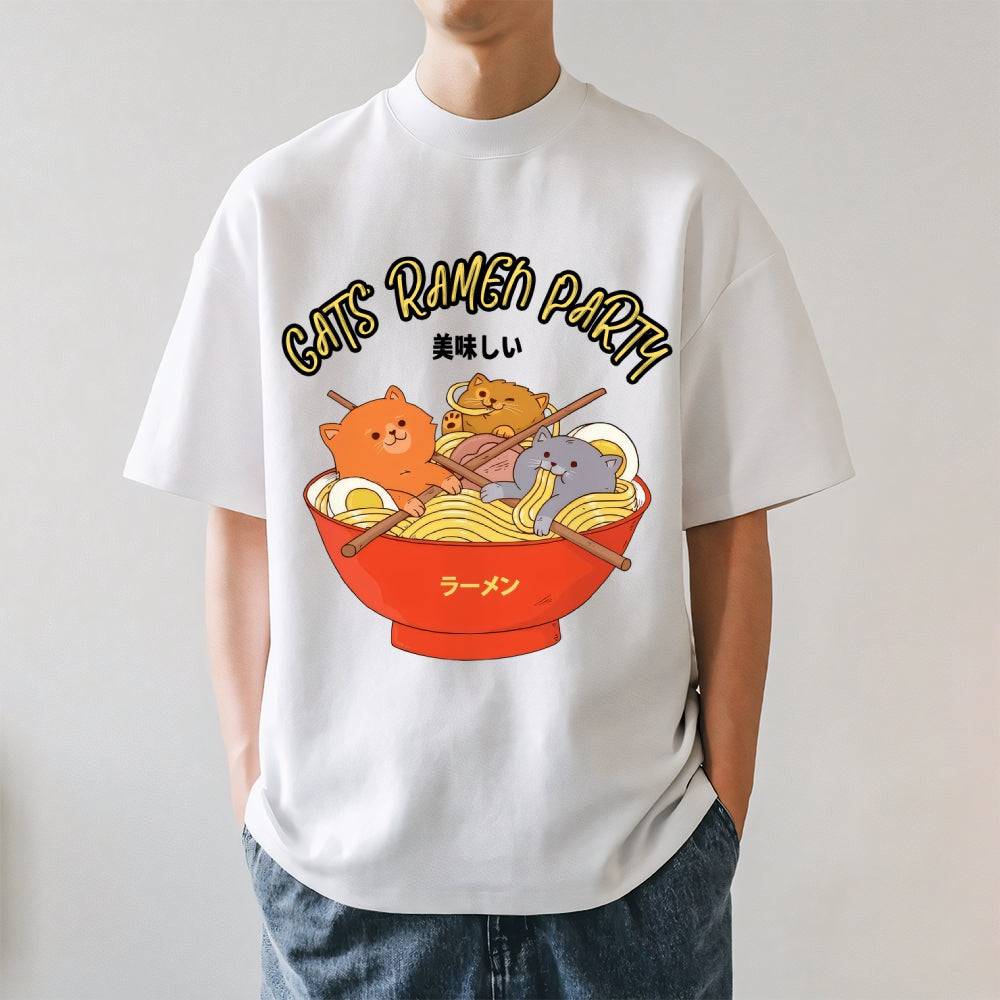 Ramen Cat Japanese Style Classic Tee
