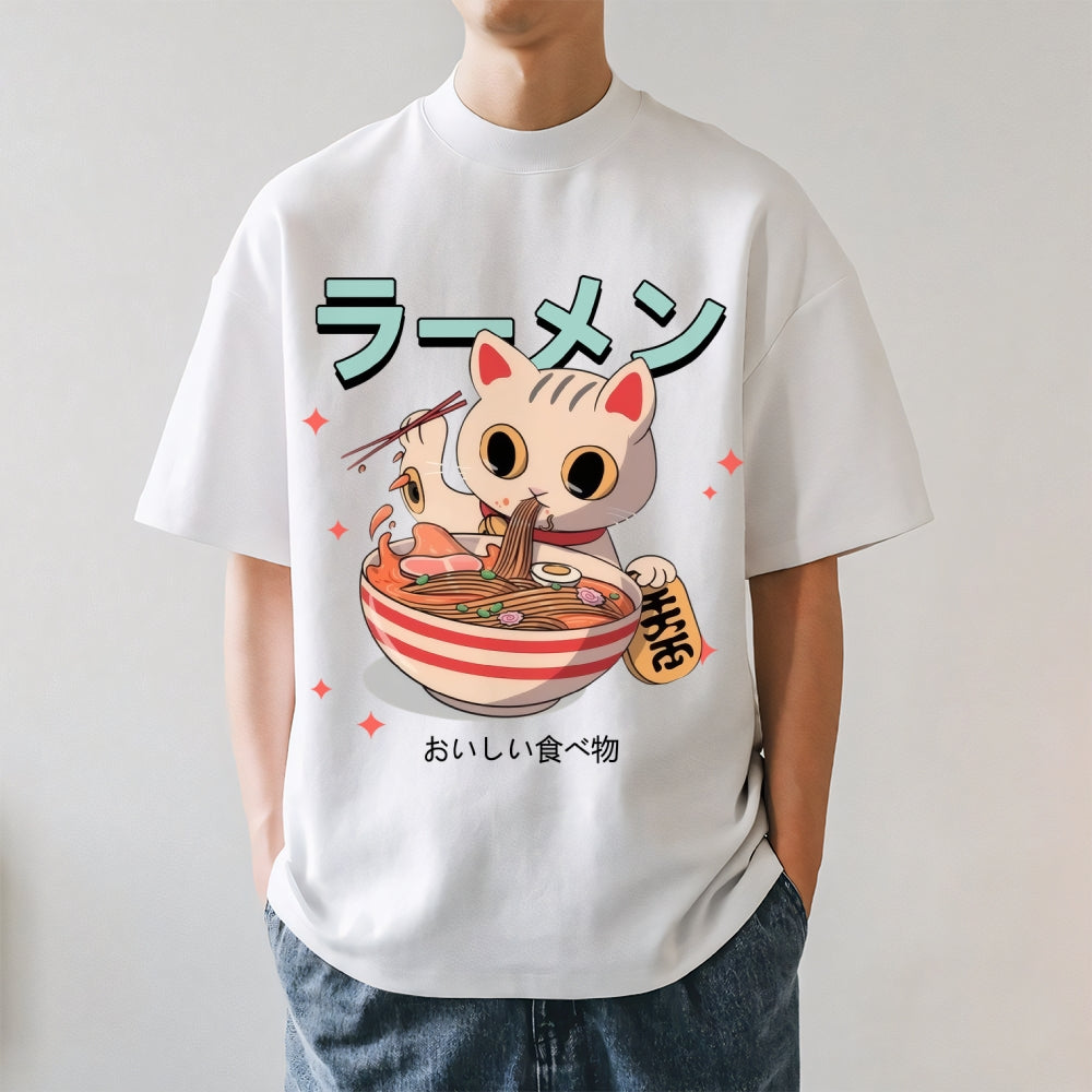 Ramen Cat Japanese Style Classic Tee