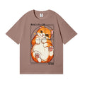 The Cat of Fibonacci Spiral Japanese Style Classic Tee