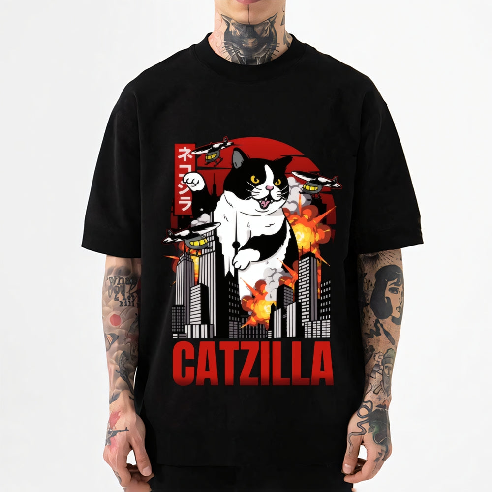 Catzilla - King of Cats Japanese Style Classic Tee
