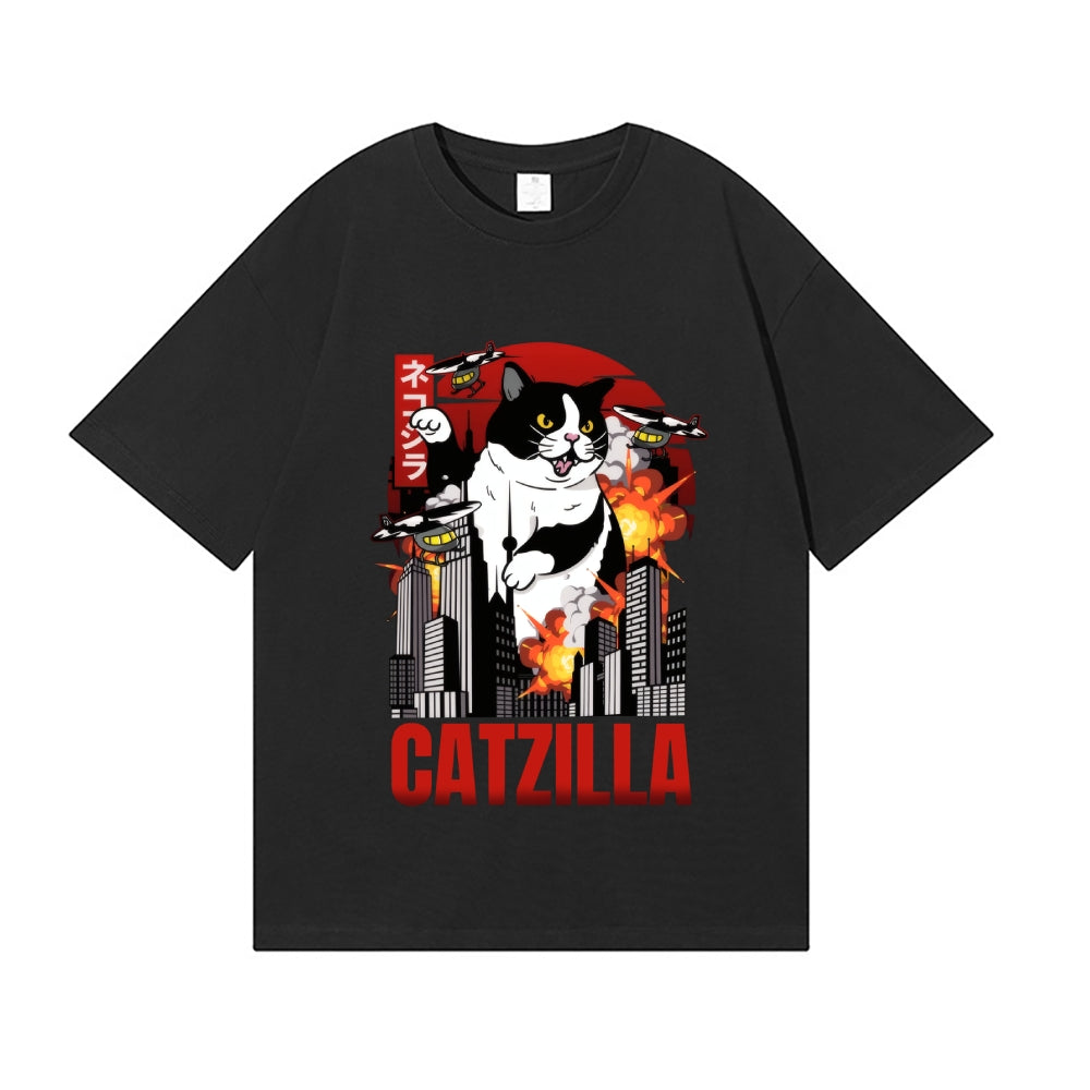 Catzilla - King of Cats Japanese Style Classic Tee