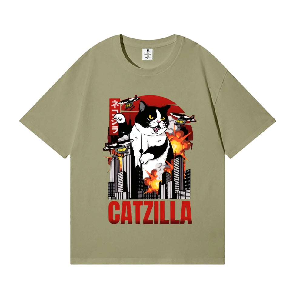 Catzilla - King of Cats Japanese Style Classic Tee