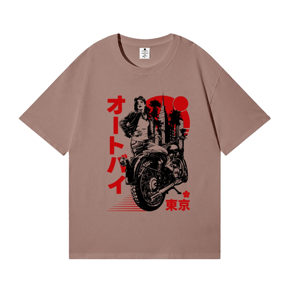 Urban Japanese Motorcycle Japanese Style Classic Tee