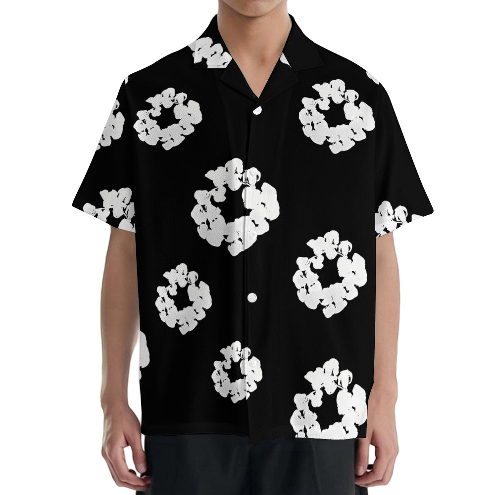 Flower Japanese Style Camp Shirt
