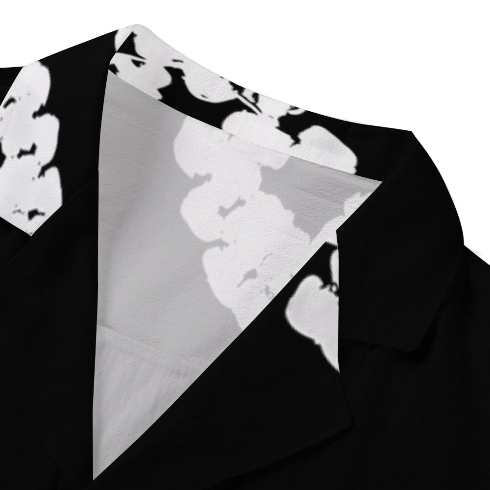 Flower Japanese Style Camp Shirt