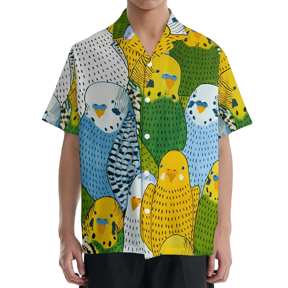Parrot Japanese Style Camp Shirt