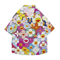 Flower Japanese Style Camp Shirt
