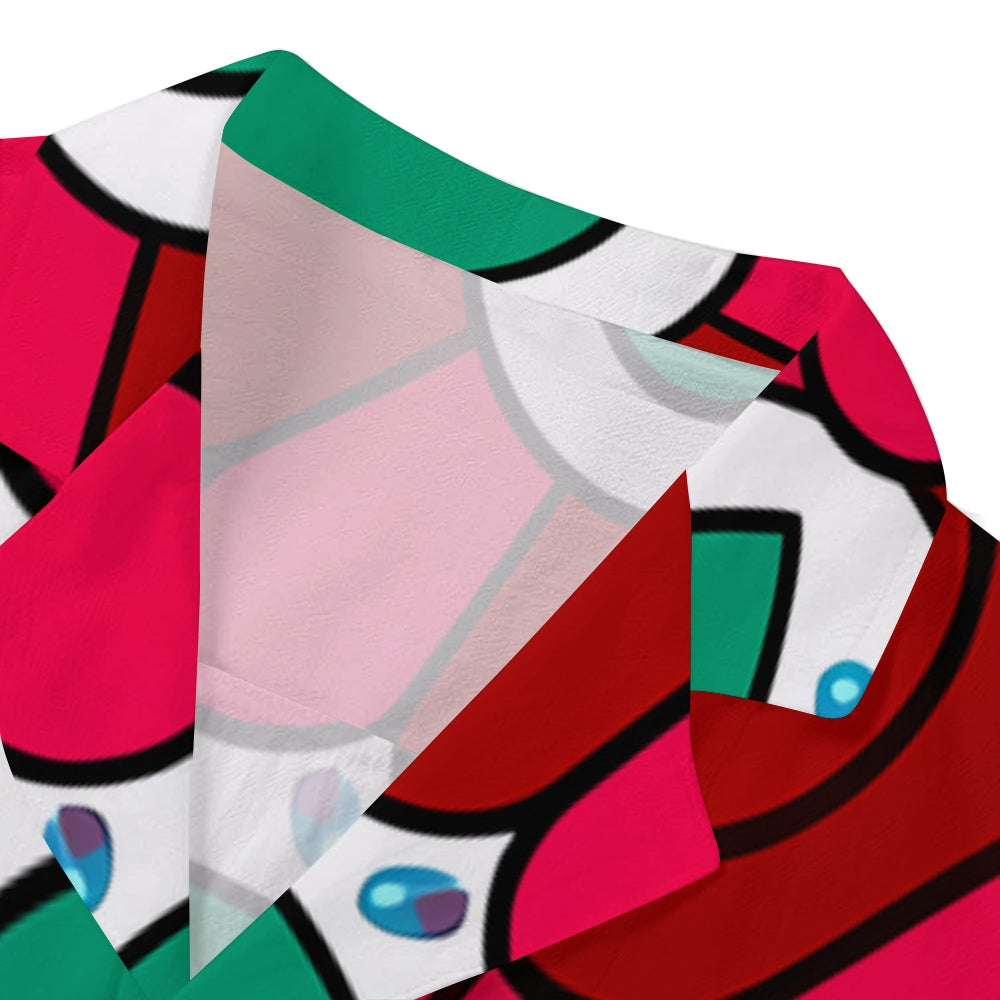 Flower Japanese Style Camp Shirt