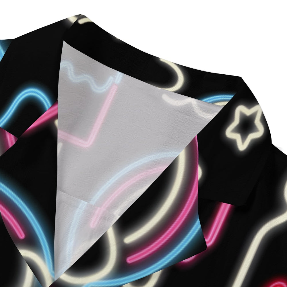 Cat Japanese Style Camp Shirt