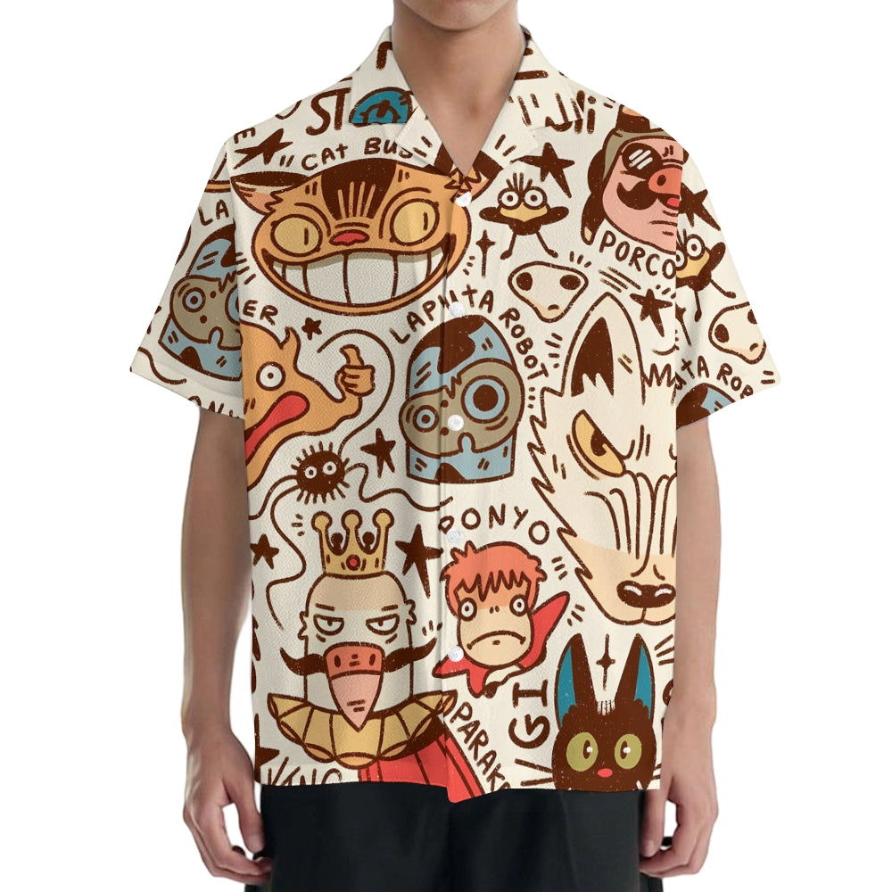 Ghibli Japanese Style Camp Shirt