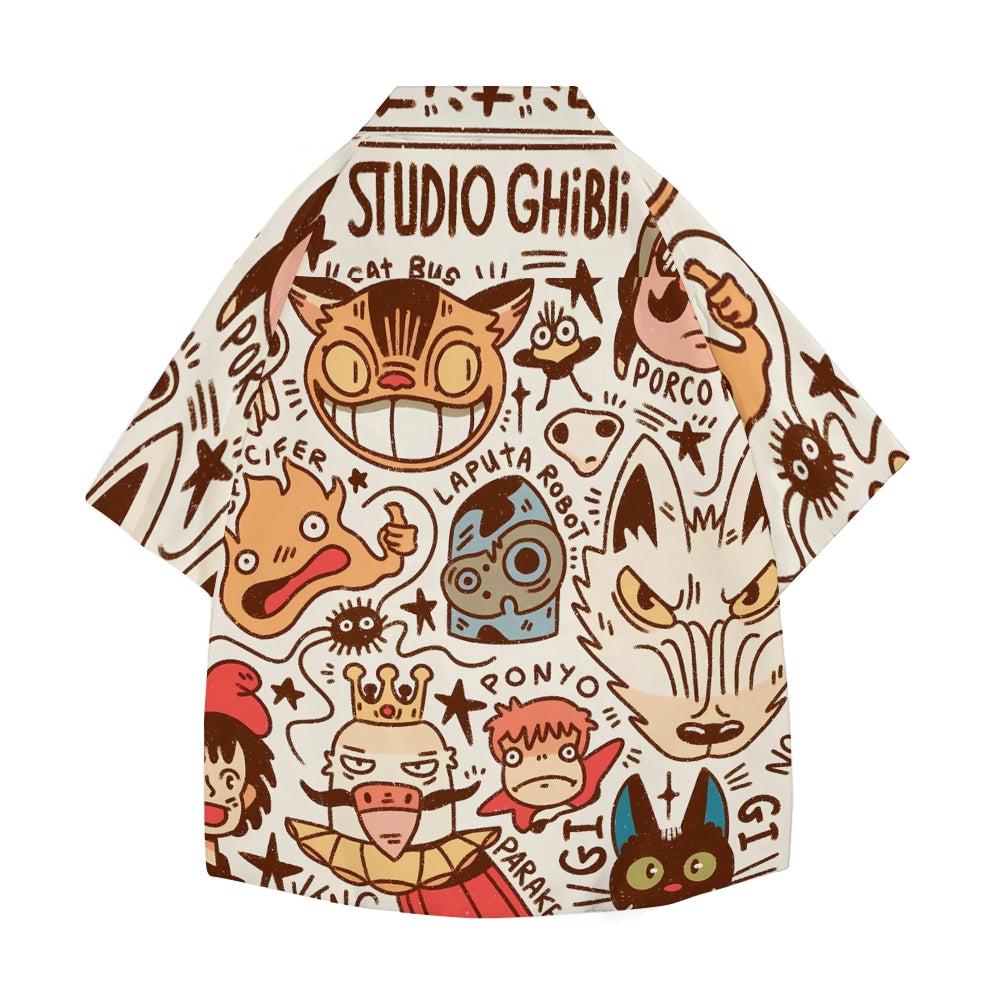 Ghibli Japanese Style Camp Shirt