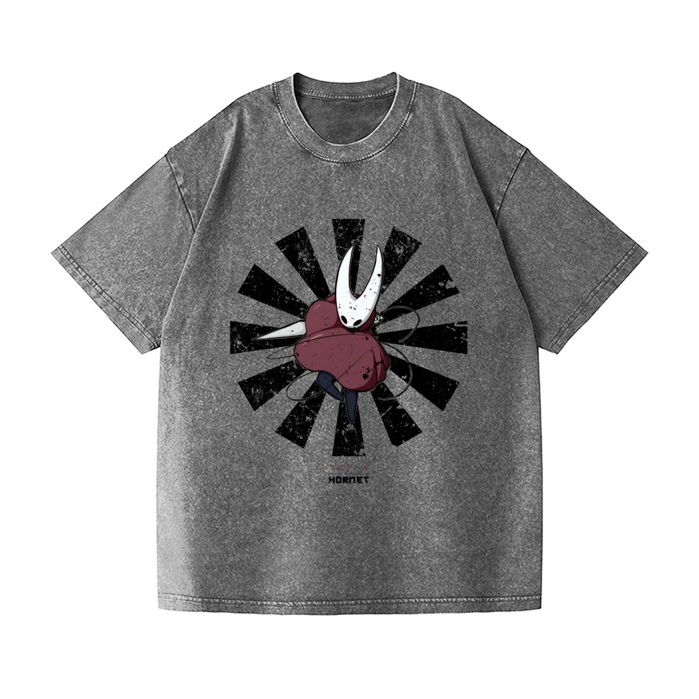 Hollow Knight Silksong Vintage Wash Japanese Design T-Shirt