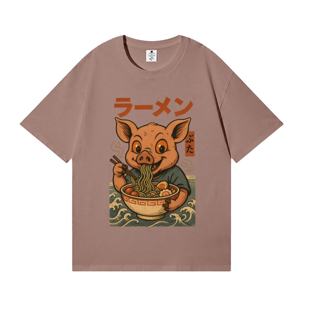 Ramen Pig Japanese Style Classic Tee