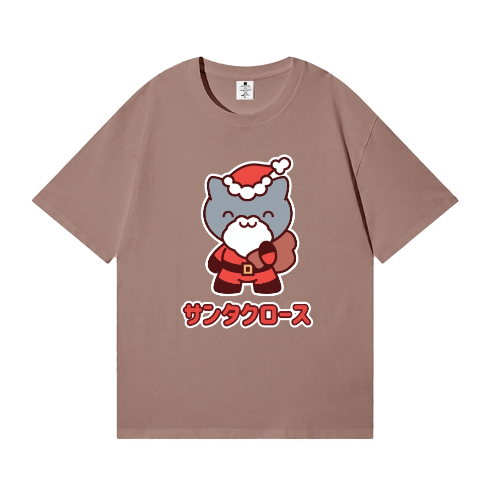 Christmas Cat Japanese Style Classic Tee