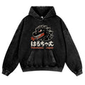 Yokohama Kaiju Vintage Washed Thick Cotton Hoodie