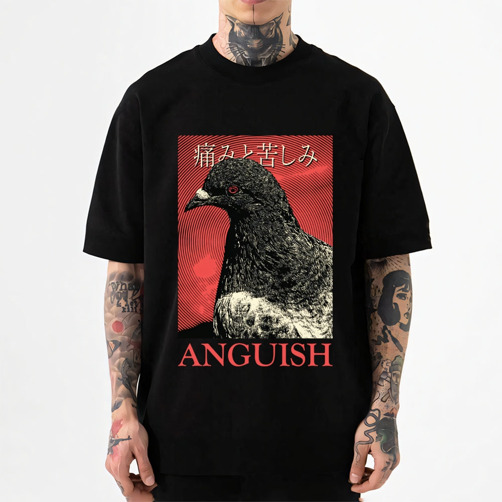 Anguish Pigeon Japanese Style Classic Tee