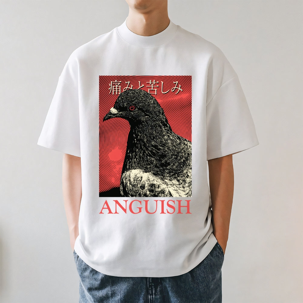 Anguish Pigeon Japanese Style Classic Tee