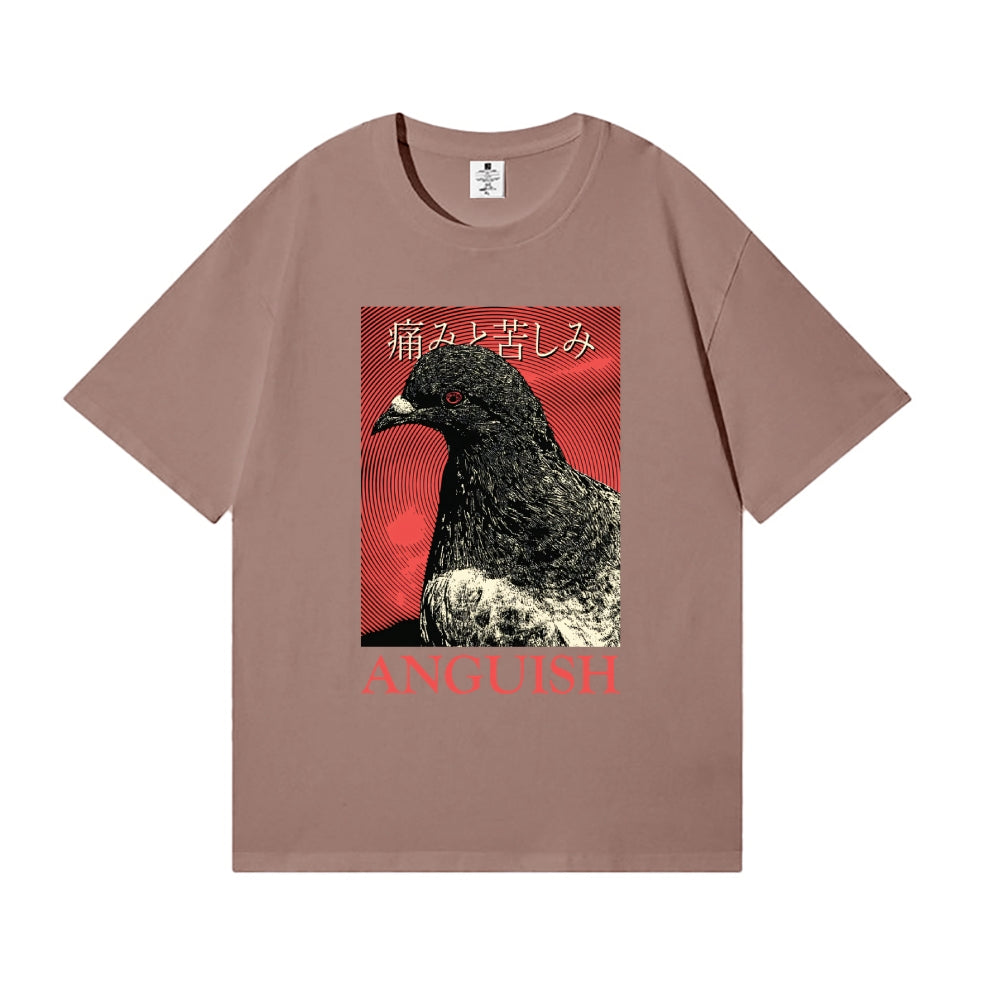 Anguish Pigeon Japanese Style Classic Tee