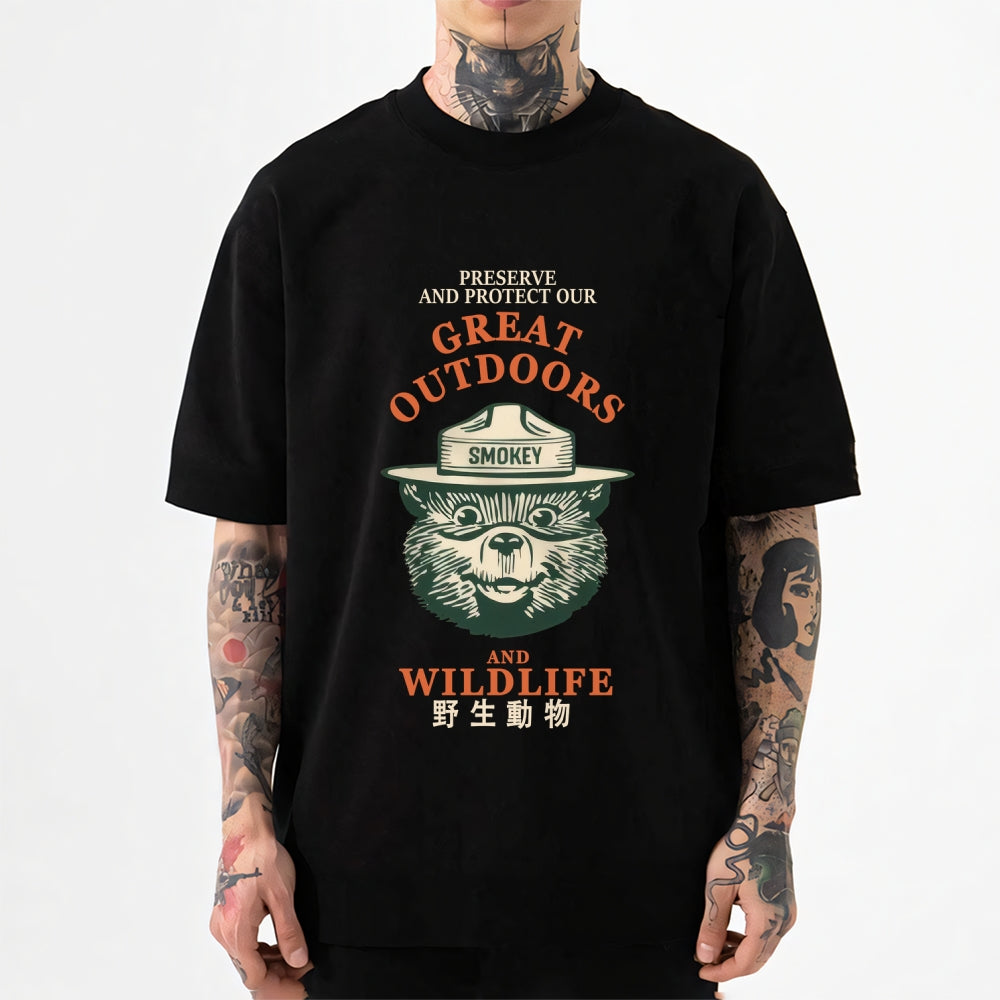 Protect Wildlife Japanese Style Classic Tee