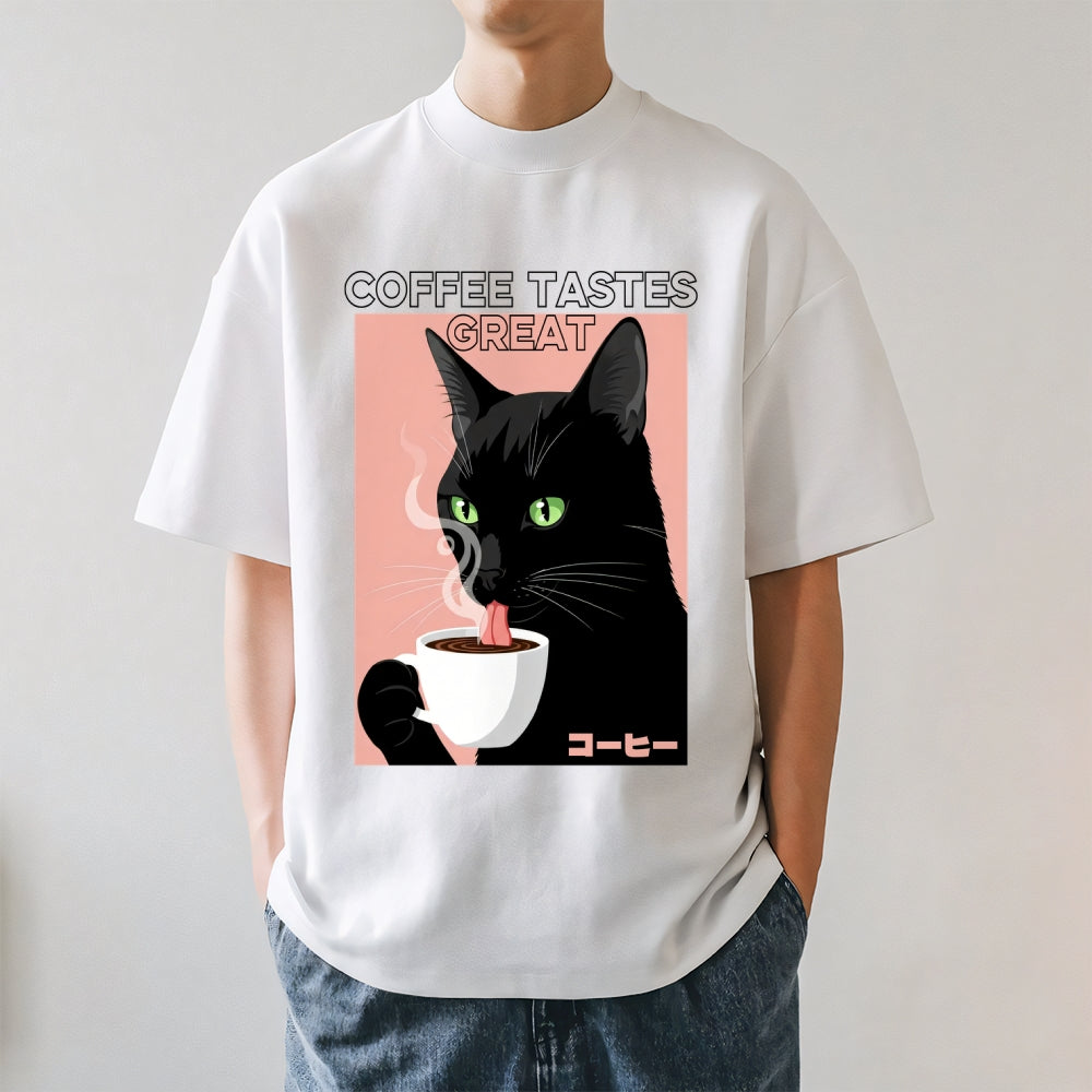 Black Cat Coffee Japanese Style Classic Tee
